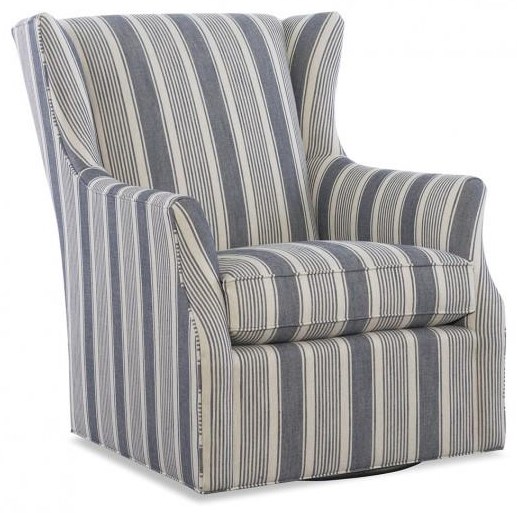 C.R. Laine Accents Holman Swivel Chair Jacksonville Furniture Mart